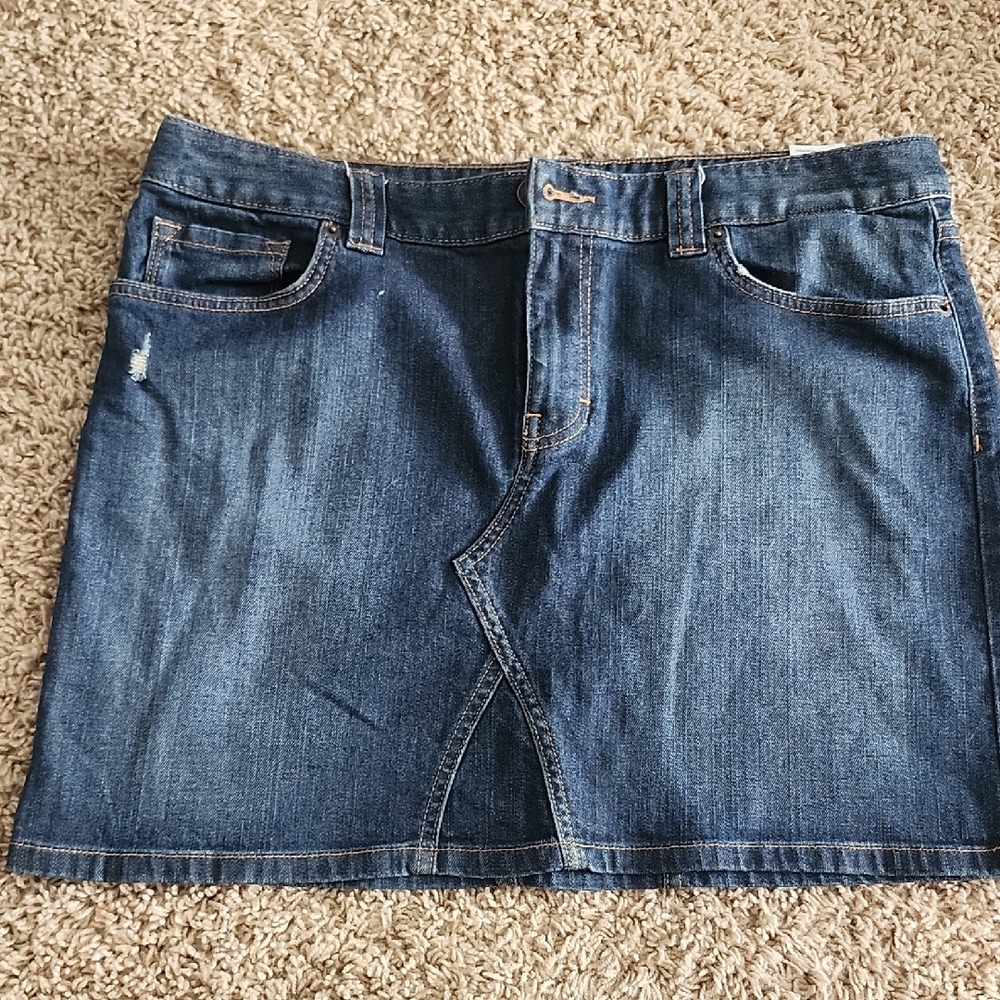 Tommy Hilfiger Blue Denim Skirt